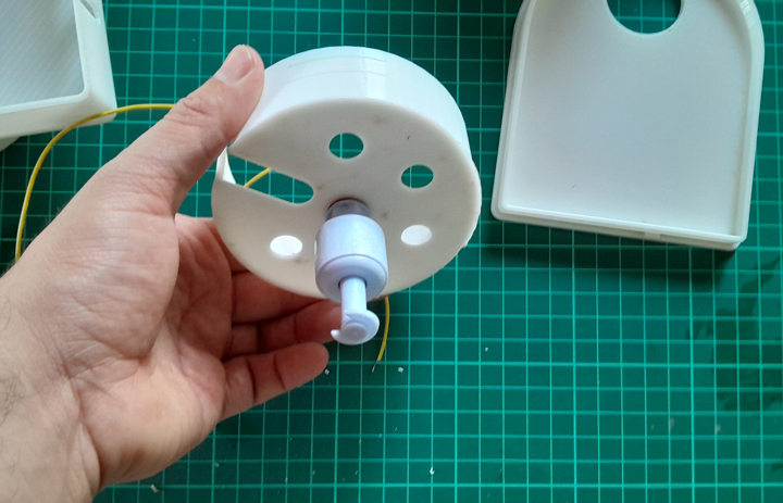 Pieza con sensor